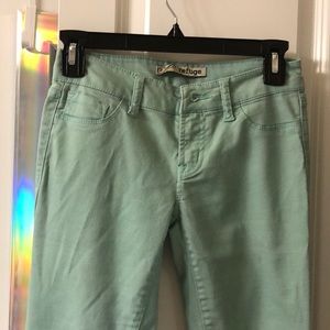 Mint skinny pants